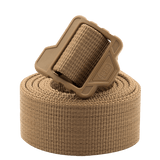 M-Tac Double Duty Taktisk Bælte med universalspænde i holdbart nylonmateriale til taktisk brug og maksimal styrke.