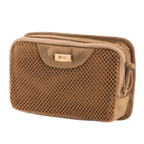 M-Tac Hook & Loop Utility Panel - Modulært netpanel med lynlåslomme til organisering i tasker og rygsække, 19 x 13 cm.