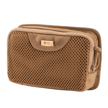 M-Tac Hook & Loop Utility Panel - Modulært netpanel med lynlåslomme til organisering i tasker og rygsække, 19 x 13 cm.