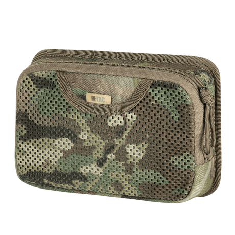 M-Tac Hook & Loop Utility Panel med lynlåslomme og camouflage design. Perfekt til loop-paneler i tasker.