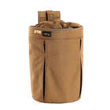 M-Tac Mag Drop Pouch Elite i brun, designet til hurtig magasinudskiftning med MOLLE-fastgørelser og hurtig-udløsningssystem.