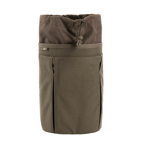 M-Tac Mag Drop Pouch Elite for hurtig magasinudskiftning med MOLLE, hærbrun farve, sikker fastgørelse af udstyr.
