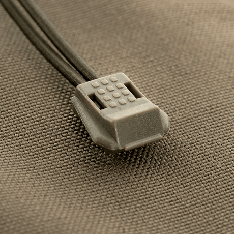 Nærbillede af M-Tac Mag Drop Pouch Elite med hurtigt-udløsningssystem detalje.