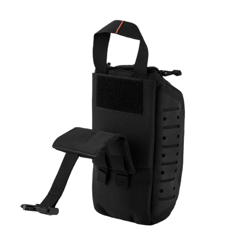 M-Tac Medical Pouch Elite Rip Off i sort, taktisk førstehjælpstaske med rip off-design for hurtig adgang i akutte situationer.