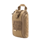 M-Tac Medical Pouch Elite Rip Off - taktisk førstehjælpstaske med lynadgang og organisering, i sandfarve.