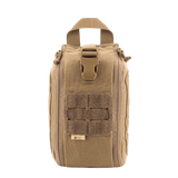 M-Tac Medical Pouch Elite Rip Off i beige med håndtag og taktisk design til førstehjælp og hurtig adgang i nødsituationer.