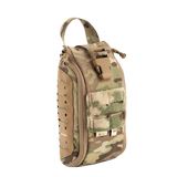 M-Tac Medical Pouch Elite Rip Off i camouflage, taktisk førstehjælpstaske med hurtig adgang og elastiske stropper.