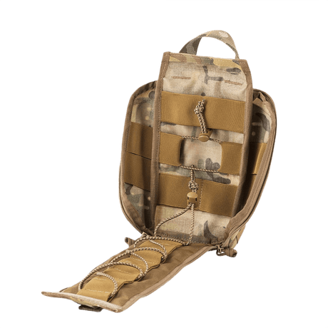 M-Tac Medical Pouch Elite Rip Off - taktisk førstehjælpstaske med hurtig åbning, elastiske stropper og paracord til kritiske situationer