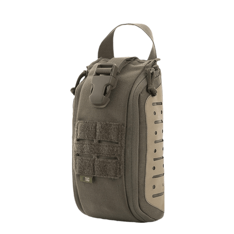 M-Tac Medical Pouch Elite Rip Off i taktisk design til hurtig adgang til førstehjælpsudstyr. Ideel til kritiske situationer.