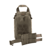 M-Tac Medical Pouch Elite Rip Off, taktisk førstehjælpstaske med hurtig adgang og elastiske stropper til kritiske situationer.