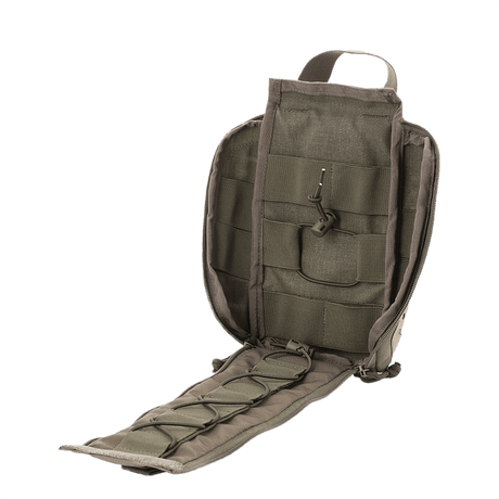 M-Tac Medical Pouch Elite Rip Off taktisk førstehjælpstaske med elastiske stropper, åben for nem adgang til medicinsk udstyr