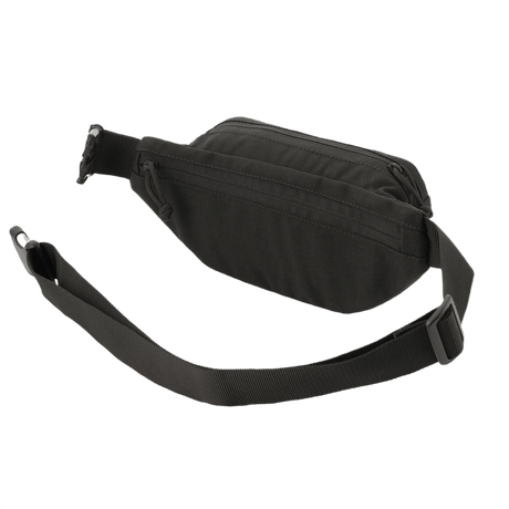 M-Tac Tactical Waist Bag Gen.II Elite i sort, lavet af slidstærk Cordura 1000D, designet til taktisk brug og hverdagsaktiviteter.