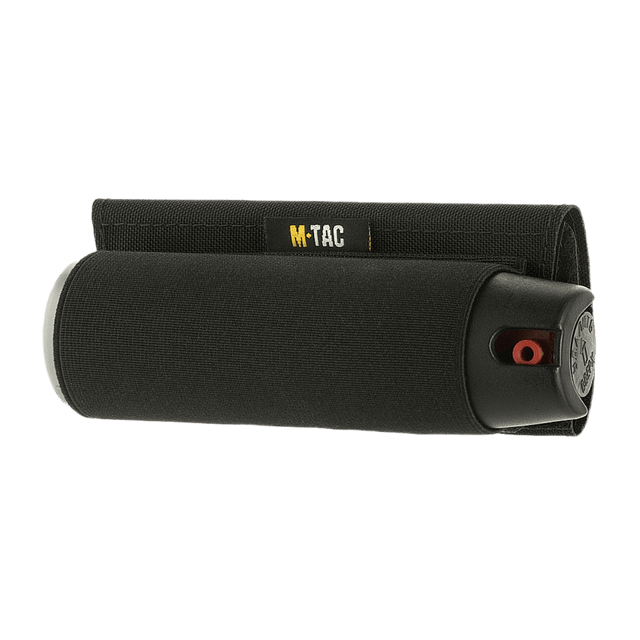 M-Tac Pepperspray-holder Gen.II i sort elastisk design til let og hurtig adgang til selvforsvarsspray