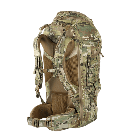 M-Tac Rygsæk Large Gen.III Elite lavet af slidstærkt Cordura, ideel til taktisk brug og udstyrstransport med ergonomisk design.