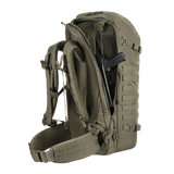 M-Tac Rygsæk Gen.II Elite Large i grøn med våbenrum og ergonomisk design, fremstillet af slidstærk Cordura materiale.