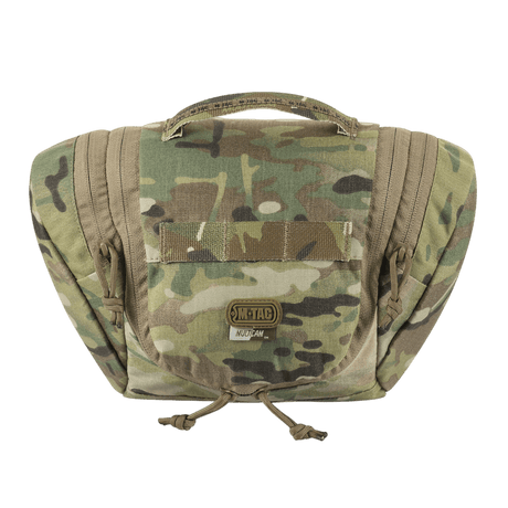M-Tac Toilettaske Elite Gen.II i camouflage design til praktisk opbevaring af hygiejneartikler og småting, kompakt rejsetaske.