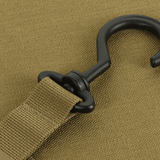 M-Tac Toilettaske Elite Gen.II krogdetalje i taktisk design til effektiv opbevaring af hygiejneartikler under rejser.