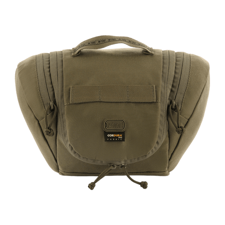 M-Tac Toilettaske Elite Gen.II i olivengrøn farve, designet til opbevaring af hygiejneartikler under rejser.