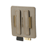 M-Tac Double Mag Pouch Hook Backed Magazine, beige modulært indsatsstykke til to pistolmagasiner eller lignende genstande.
