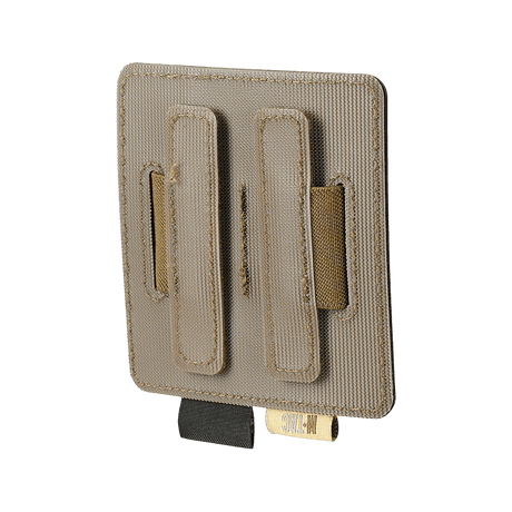 M-Tac Double Mag Pouch Hook Backed Magazine, beige modulært indsatsstykke til to pistolmagasiner eller lignende genstande.