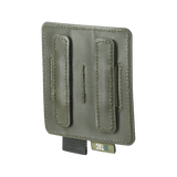 M-Tac Double Mag Pouch Hook Backed Magazine i khaki med Velcro på taskeflade, designet til to pistolmagasiner.