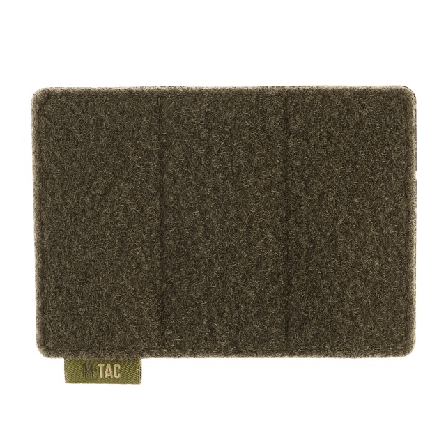 M-Tac Taktisk Morale Patch Display Board Hook og Loop Molle 120x85 med stabil plastbase til MOLLE-systemer og patch fastgørelse.