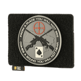 M-Tac Taktisk Morale Patch Display Board Hook og Loop Molle 120x85 med patch og symboler til MOLLE-systemer