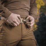 M-Tac Cobra Buckle Taktisk Bælte Laser Cut til udendørs brug med AustriAlpin COBRA lås, holdbart design til militær og politi.