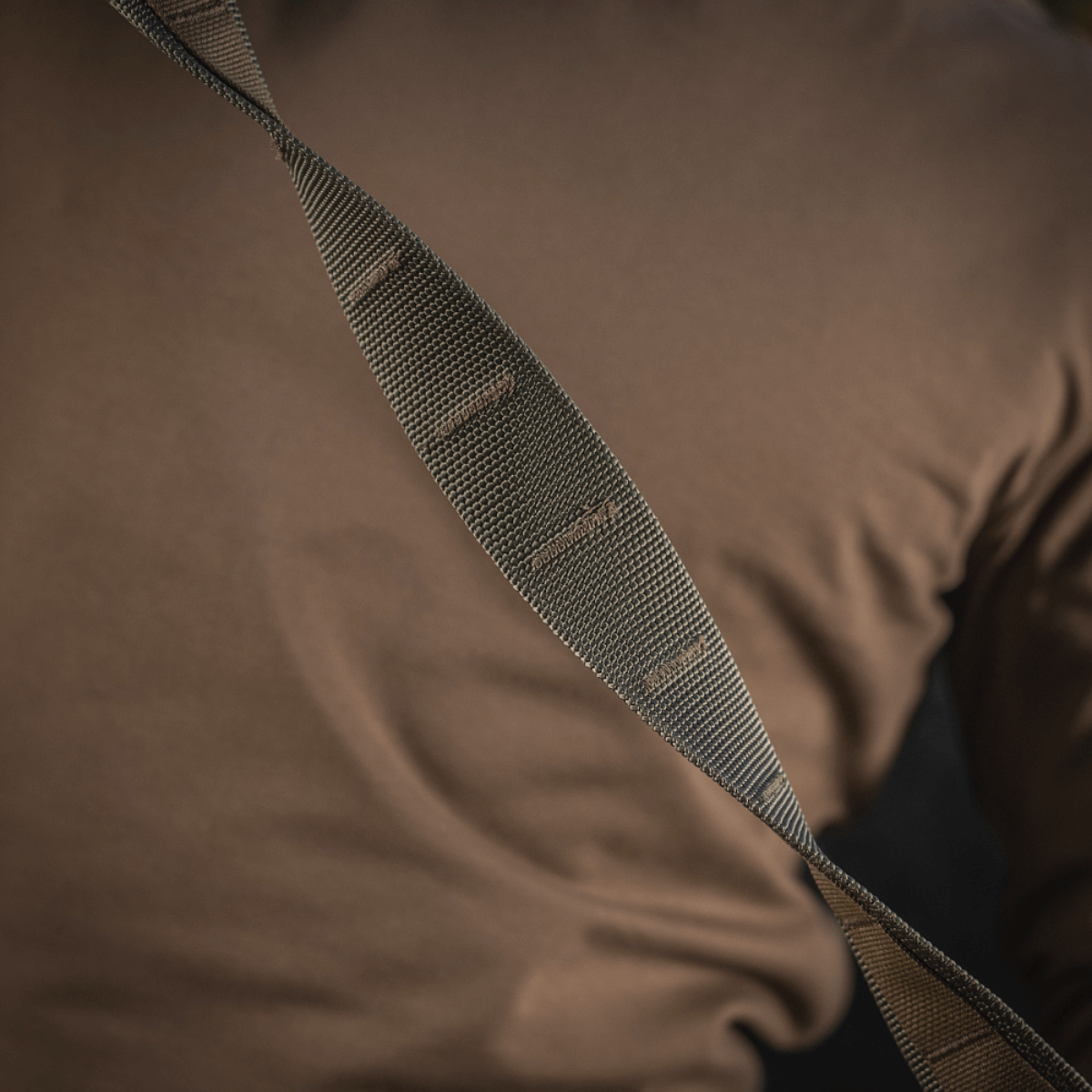 M-Tac Cobra Buckle Taktisk Bælte Laser Cut med Cordura Squadron og MOLLE interface. Ideel til militær og politiudstyr.