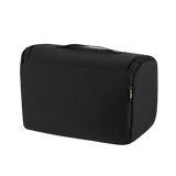 M-Tac Toilettaske i sort 600D polyester, kompakt design til rejser og hverdagsbrug, vandafvisende og formholdende.