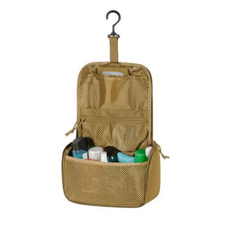 M-Tac Toilettaske i kompakt design med vandafvisende 600D polyester, perfekt til tandbørster og småting, praktisk til rejser.