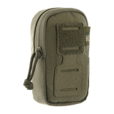 M-Tac PC Utility Pouch Elite i oliven Cordura med MOLLE-interface og Velcro-panel til patches, 13x6x3 cm, bunddræn til taktisk brug.