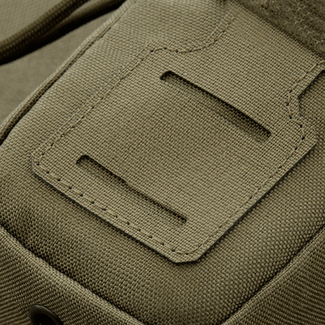M-Tac PC Utility Pouch Elite i 500D Cordura med MOLLE-interface og Velcro-panel, perfekt til taktisk opbevaring.