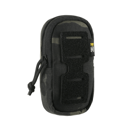 M-Tac Utility Shoulder Pouch Elite Gen.II i Cordura 500D Multicam Black med Velcro-panel og MOLLE-system til opbevaring.