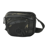 M-Tac Sphaera Hex Hardsling Taske Gen.II Elite i sort og camouflage, taske i Cordura med justerbar rem og lynlåslommer.