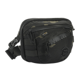M-Tac Sphaera Hex Hardsling Taske Gen.II Elite i sort med justerbar skulderrem og lynlåslukket rum, lavet af Cordura / Hex polyester.
