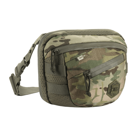 M-Tac Sphaera Hex Hardsling Taske Gen.II Elite i camouflage med justerbar rem og to lynlåslommer. Kompakt design og funktionel.