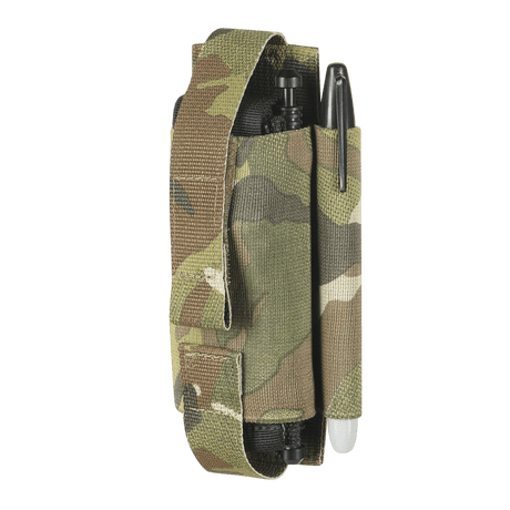 M-Tac Elastisk Tourniquet Pouch Molle Gen.III i camouflage med penholder og elastisk rem