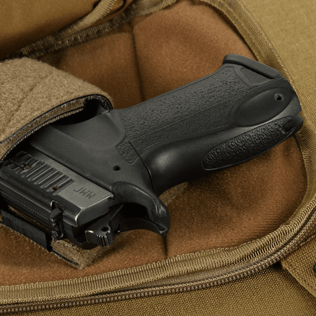 M-Tac Sphaera Hex Hardsling Taske Gen.II Elite med skjult bæring af våben og lynlåssystem, i robust Cordura og Hex polyester.