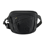 M-Tac Sphaera Hex Hardsling Taske Gen.II Elite i sort, kompakt design med justerbar skulderrem og hurtigåbningssystem.