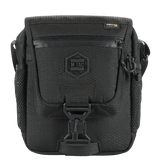 M-Tac Satellite Magnettaske Gen. II Elite Hex i sort med hexagon formet mønster, multifunktionel taske til daglig brug og skjult våbenbæring.