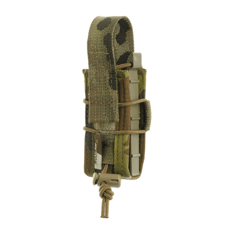 M-Tac Pistol Mag Pouch Gen.3 i Cordura 500D, med MOLLE, til Glock og multitools, taktiske lys. Aftagelig ventil, justerbar fastgørelse.