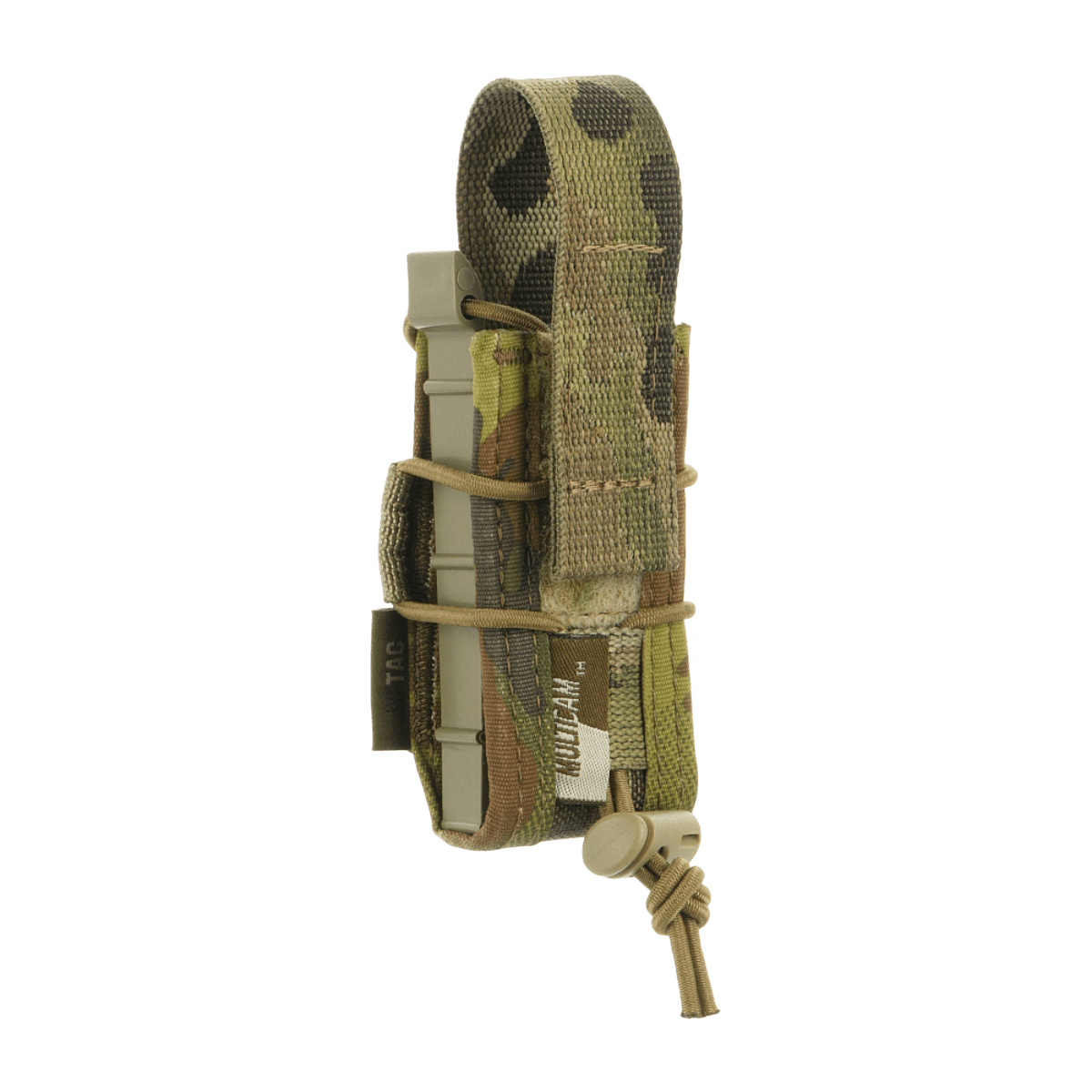 M-Tac Pistol Mag Pouch Gen.3 i Cordura 500D, designet til Glock, montering via MOLLE, ideel til multitools og taktiske lys.