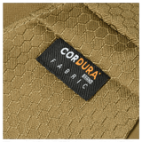 Etiketten viser CORDURA stof på M-Tac Magnet XL Taske Elite Hex, fremhæver slidstærk og holdbar tekstilkvalitet.