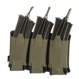 M‑Tac Elastisk Triple Magazine Pouch Elite til tre magasiner, lavet af Cordura 500D med MOLLE kompatibilitet