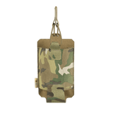 M‑Tac Elastisk Single Magazine Pouch Elite i camo design med MOLLE montering og elastisk strop til AK/AR-magasin, set forfra.