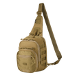M‑Tac Cross Bag Elite Hex i Cordura 500, praktisk sling pack til daglig brug og taktisk udstyr, volumen 5 liter, beige farve.