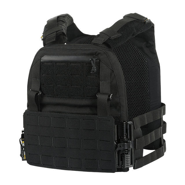 M‑Tac Plate Carrier Cuirass QRS Gen.II med quick-release system til taktisk brug, designet med justerbare remme og Cordura 500D materiale.