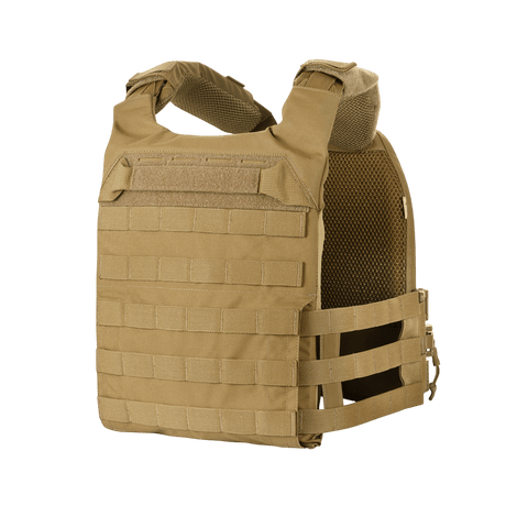 M‑Tac Plate Carrier Cuirass QRS Gen.II i solid Cordura 500D med ergonomisk design og hurtig-release system til taktisk brug.