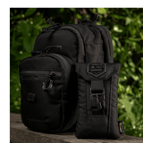 M-Tac Smartphone Lomme Elite Large Hex - sort taske i slidstærk CORDURA HEX materiale med WJ magnetisk spænde til 6,5 tommer smartphone.